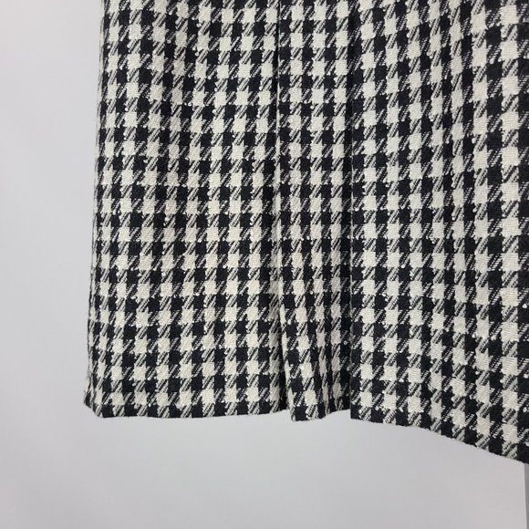 Mister Leonard Wool Hounds Tooth Skirt Size S/M - Picture 13 of 15